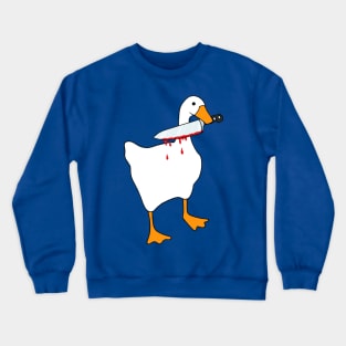 Goose with Knife Crewneck Sweatshirt